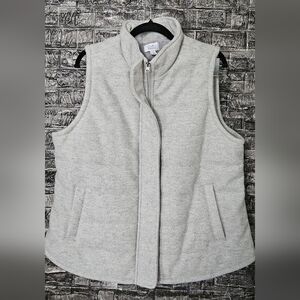 Croft & Barrow Light Gray Vest